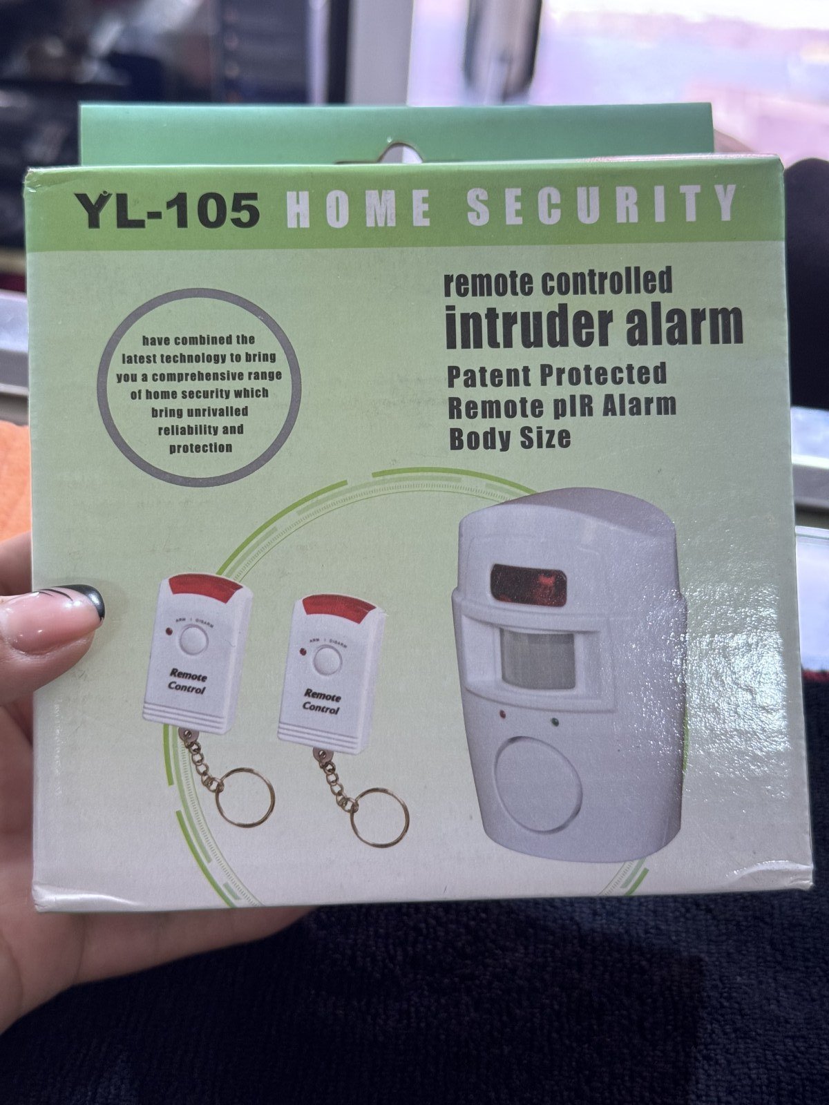 Alarma de intrusión remotamente